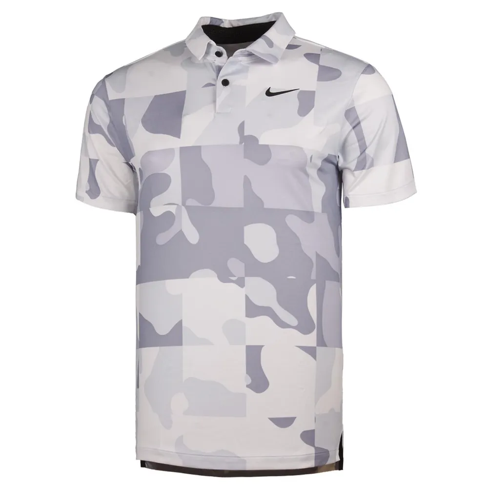 Men's Dri-FIT Tour Camo Grid Short Sleeve Polo