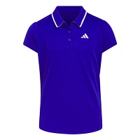 Girls Badge Short Sleeve Polo