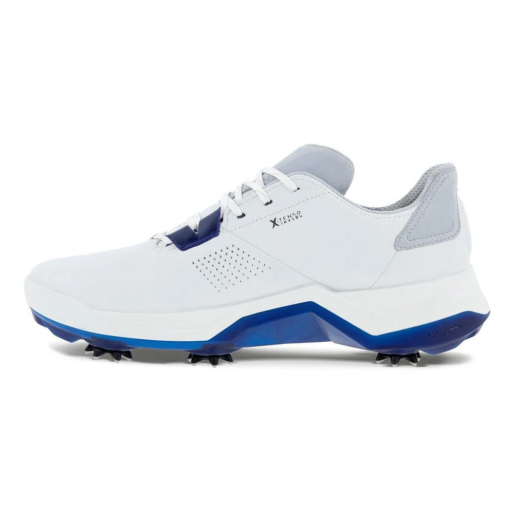 Men's BIOM G5 Spiked Golf Shoe - White/Blue