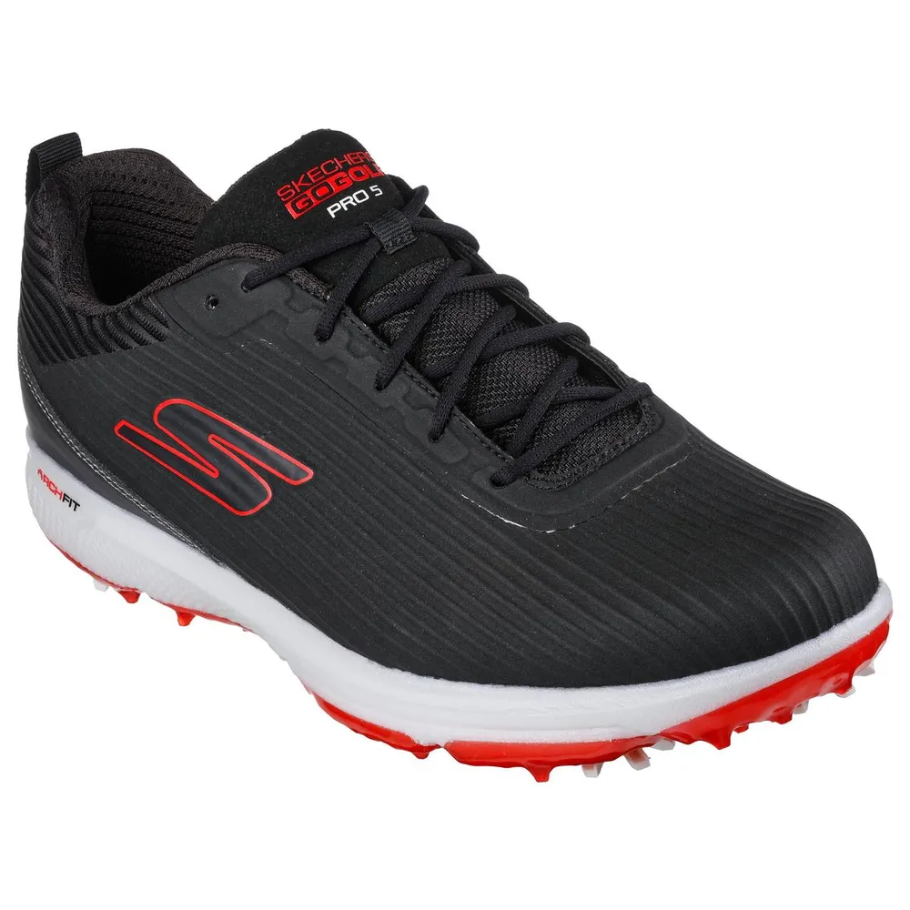 Men's Go Golf Pro 5 Hyper Spiked Golf Shoe - Black