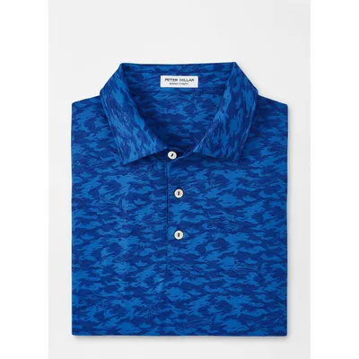 Men's Fish Camo Short Sleeve Polo