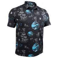 Men's Space Golf Short Sleeve Polo