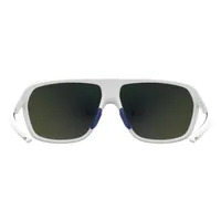 Dominate Matte White/Blue ML Mirror Sunglasses