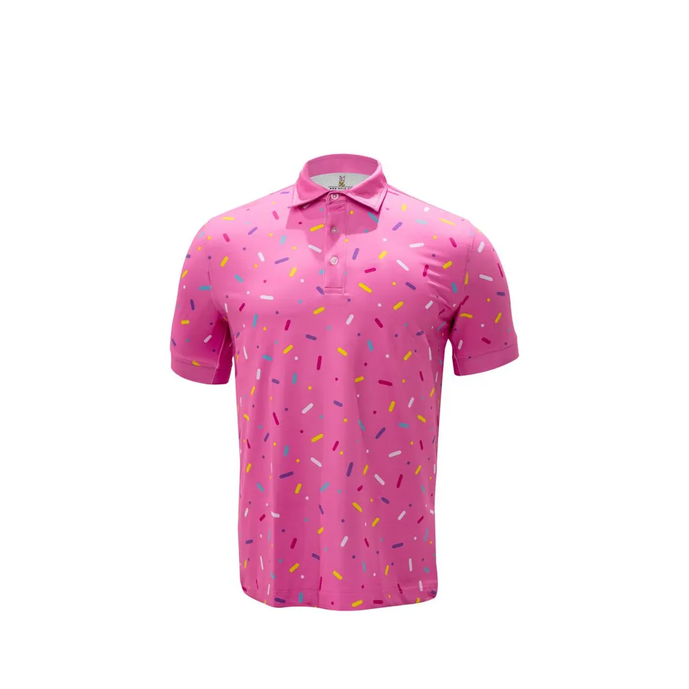 Men's Sprinkles on Top Short Sleeve Polo