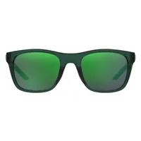 Unisex Raid Transparent Green/Grey/Green Mirror Sunglasses