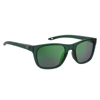 Unisex Raid Transparent Green/Grey/Green Mirror Sunglasses