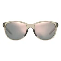 Women's Breathe Transparent Grey/Rose Gold Mirror Sunglasses