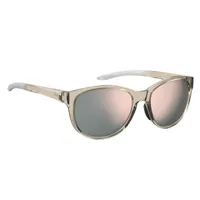 Women's Breathe Transparent Grey/Rose Gold Mirror Sunglasses