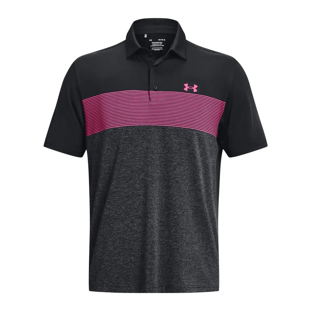 Men's Playoff 3.0 Stripe Short Sleeve Polo