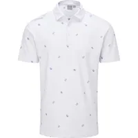 Men's Two Tone Short Sleeve Polo