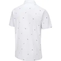 Men's Two Tone Short Sleeve Polo