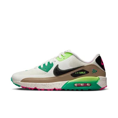 Air Max 90 G NRG Spikeless Golf Shoe - White/Multi