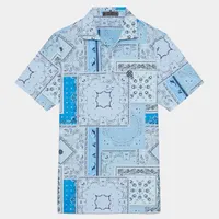 Men's Bandana Short Sleeve Polo