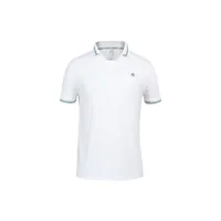 Men's Solid Striped Collar Short Sleeve Polo