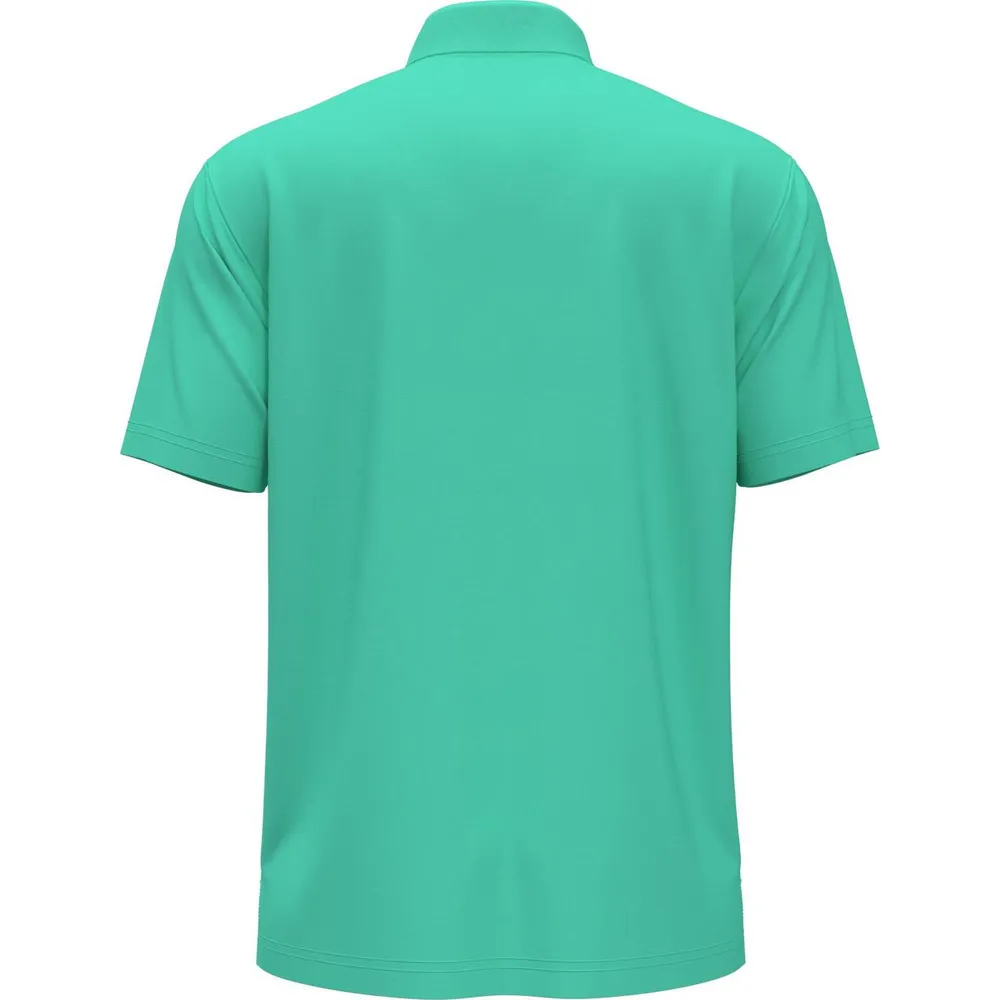 Men's Airflux Solid Mesh Short Sleeve Polo