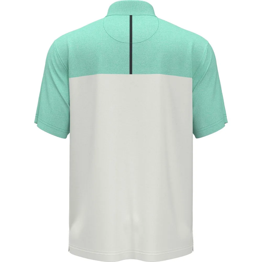 Men's Airflux Colour Block Short Sleeve Polo