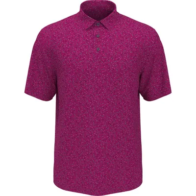 Men's Conversational Print Short Sleeve Polo