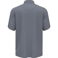 Men's Blocked Print Short Sleeve Polo