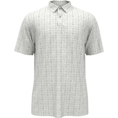 Men's Golf Conversational Print Short Sleeve Polo