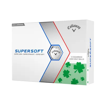 Supersoft Shamrock Golf Balls - 12 Pack