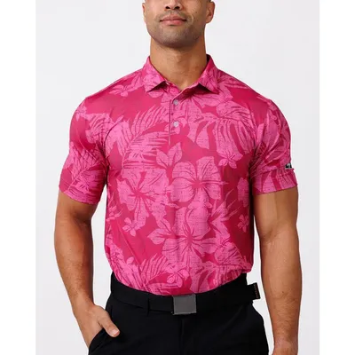 Men's Hawaiian Punch Out Short Sleeve Polo