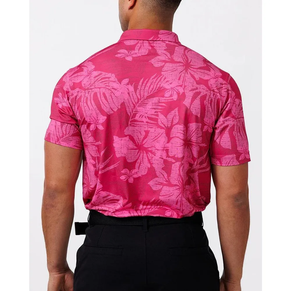 Men's Hawaiian Punch Out Short Sleeve Polo