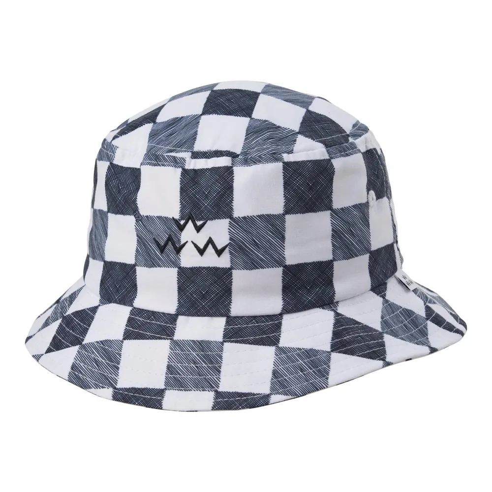 Men's Birds Gingham Bucket Hat