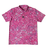 Men's Paint Splatter Short Sleeve Polo