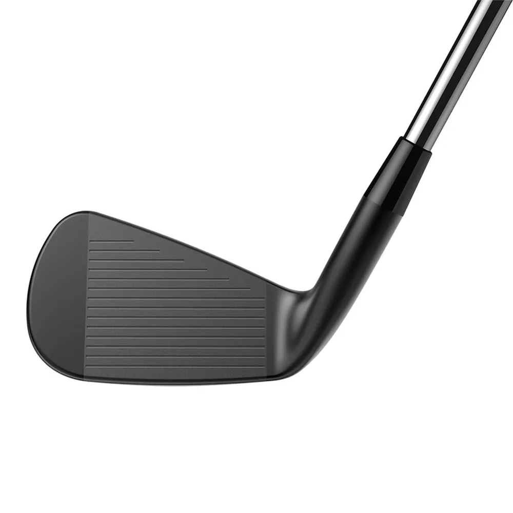 KING Forged Tec Black 4-PW Iron Set with Steel Shafts
