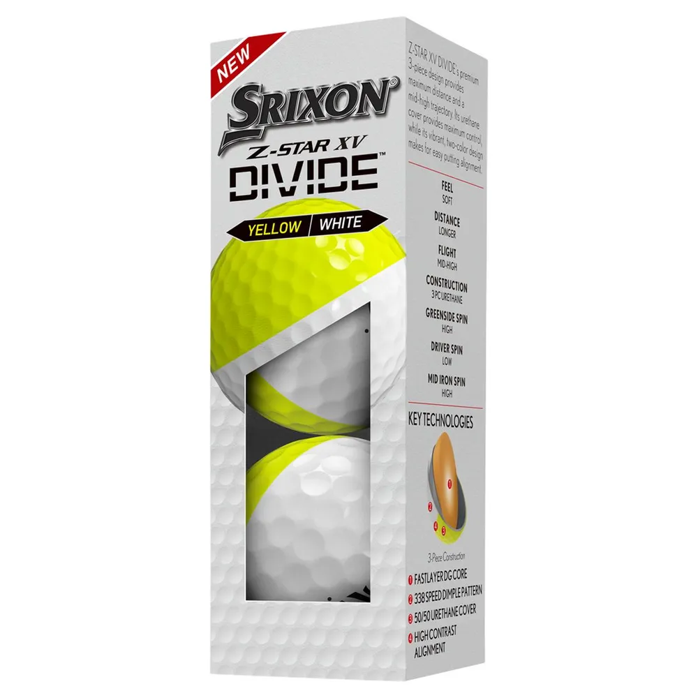 Z-Star XV Divide Golf Balls