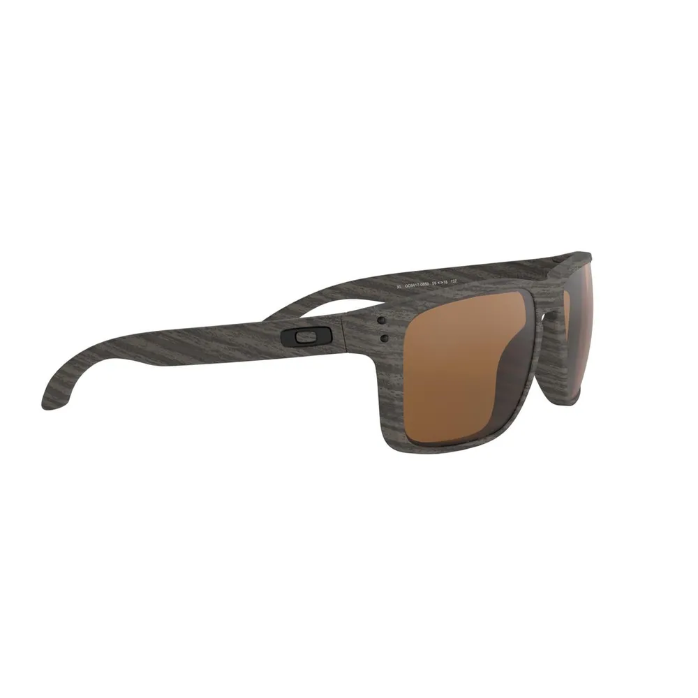 Holbrook XL Woodgrain w/Prizm Tungsten Iridium Polarized