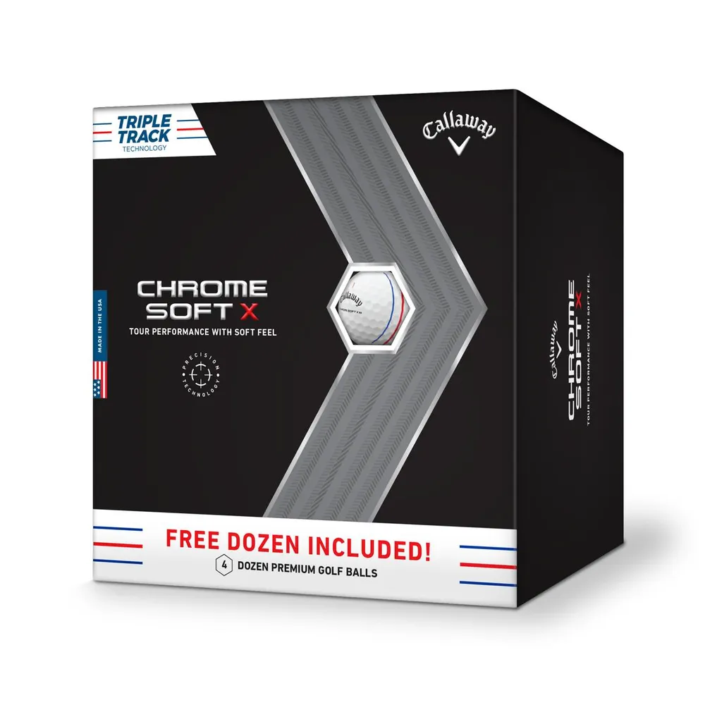 Prior Generation - 3+1 - Chrome Soft X Triple Track Golf Balls