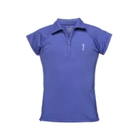 Girl's Solid Short Sleeve Polo