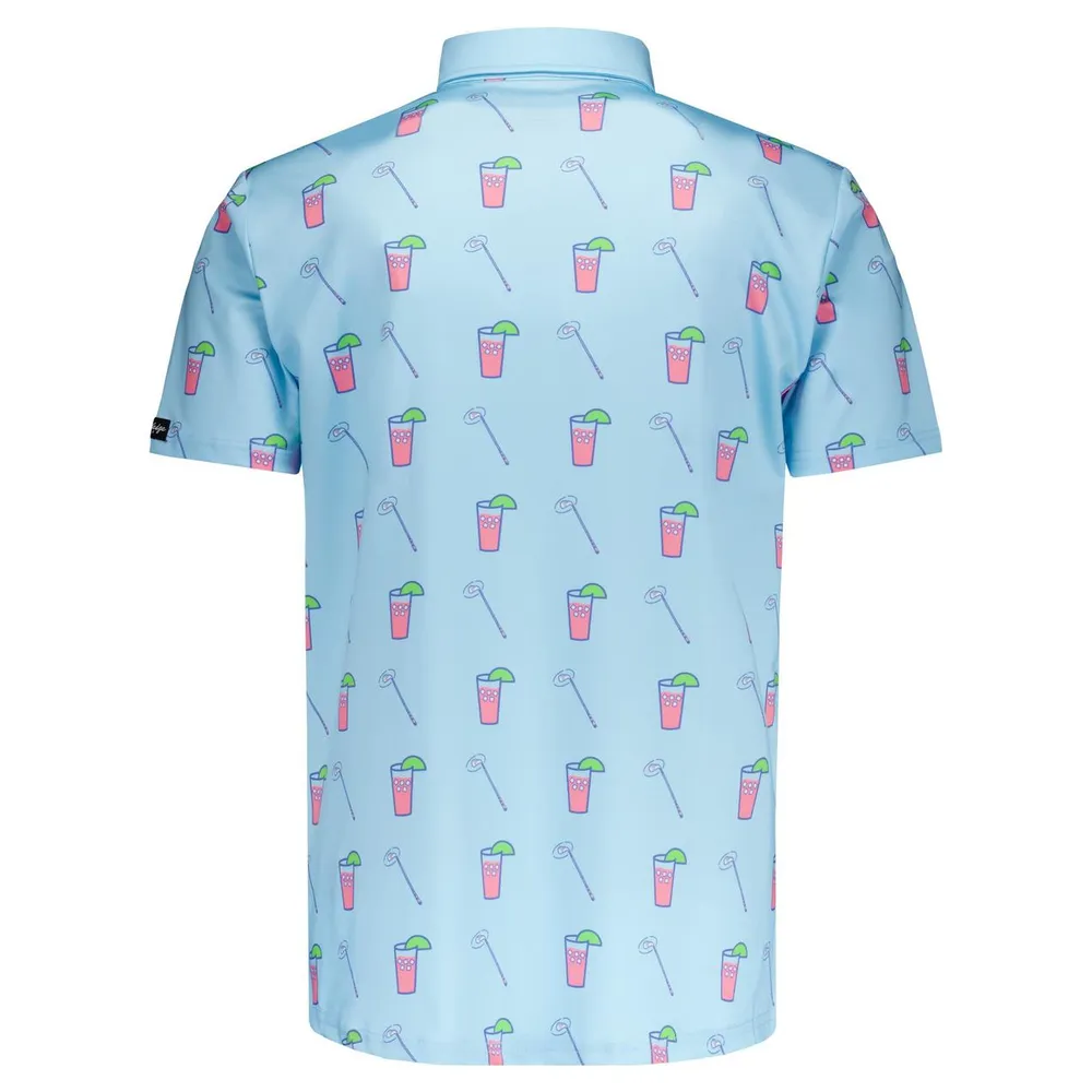 Men's Sip and Twirl Short Sleeve Polo