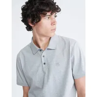 Men's Smooth Cotton Solid Short Sleeve Polo