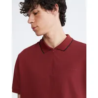 Men's Move Zip Short Sleeve Polo