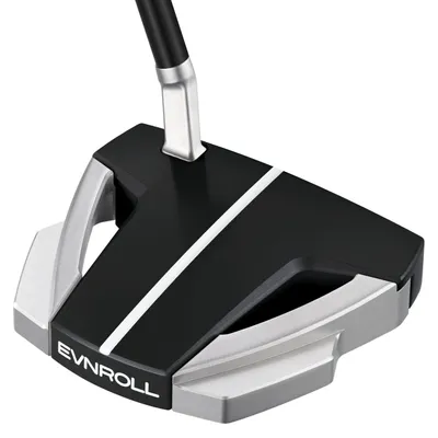 EV12 Black Inline Short Slant High MOI Mallet Putter with TourTac Grip