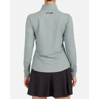 Women's Heather Long Sleeve 1/4 Zip Pullover