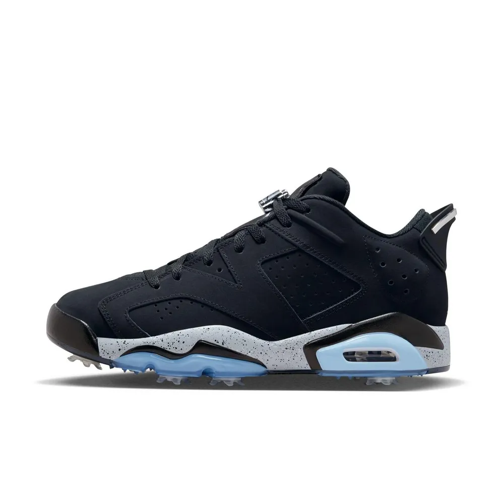 Jordan Retro 6 G NRG Spiked Golf Shoe-Black/Grey/Blue