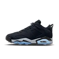 Jordan Retro 6 G NRG Spiked Golf Shoe-Black/Grey/Blue