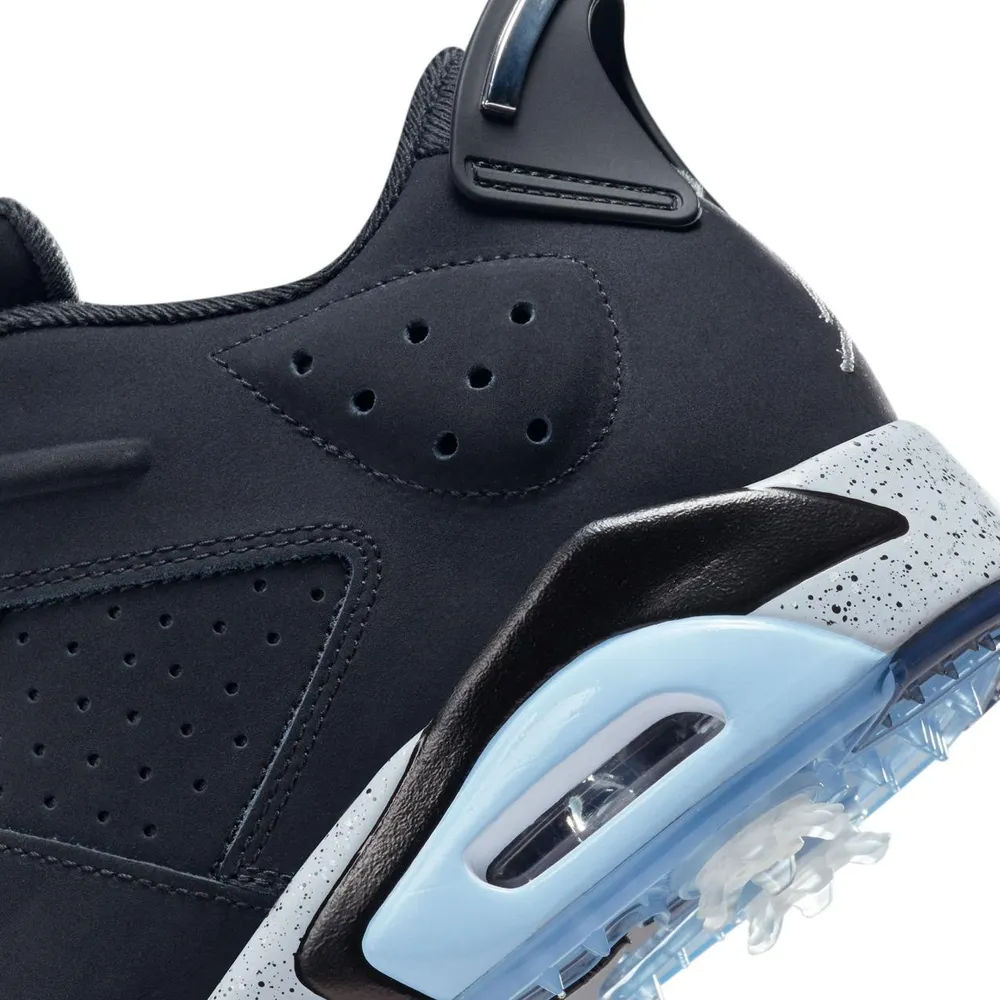 Jordan Retro 6 G NRG Spiked Golf Shoe-Black/Grey/Blue