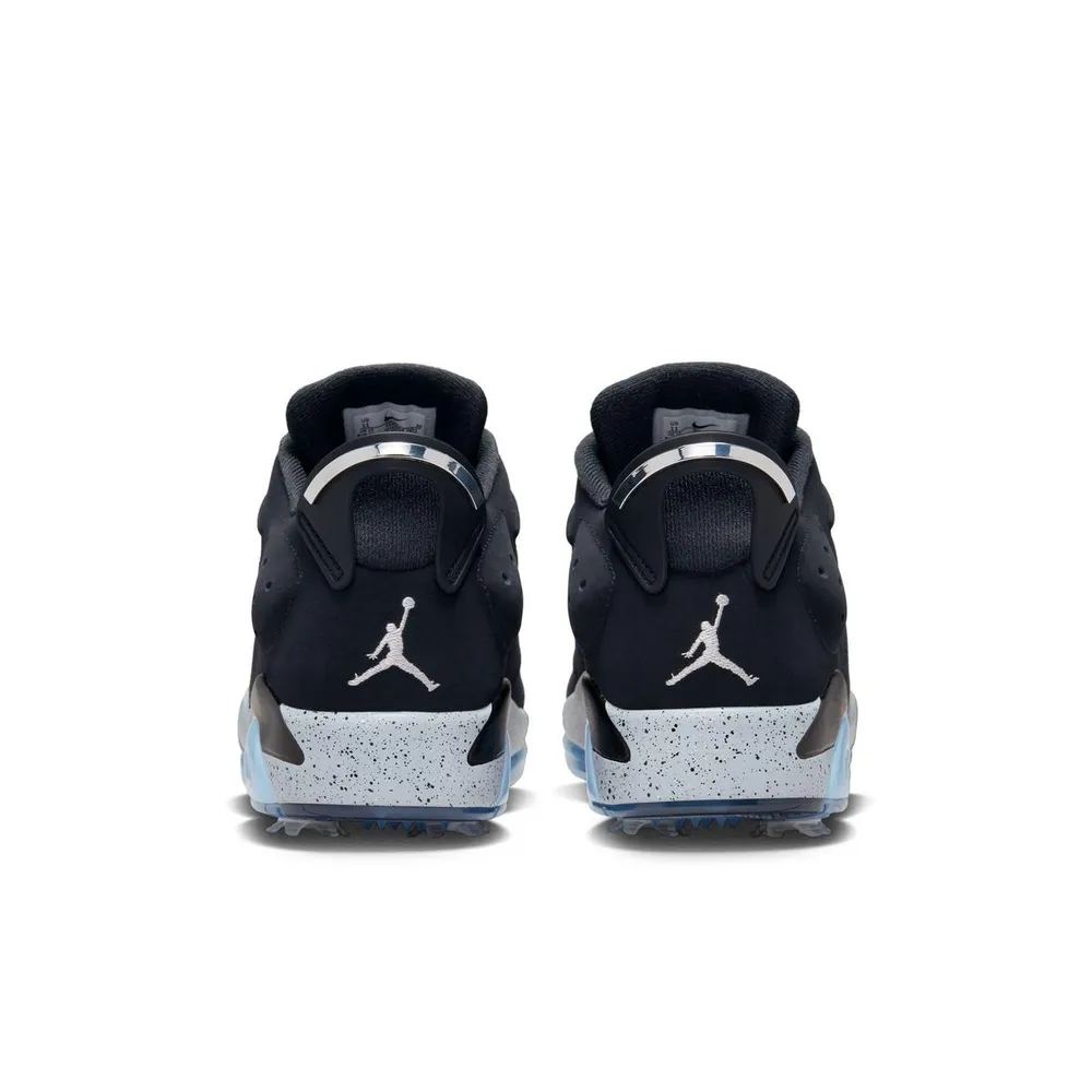 Jordan Retro 6 G NRG Spiked Golf Shoe-Black/Grey/Blue