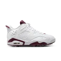 Jordan Retro 6 G NRG Spiked Golf Shoe-White/Dark Red