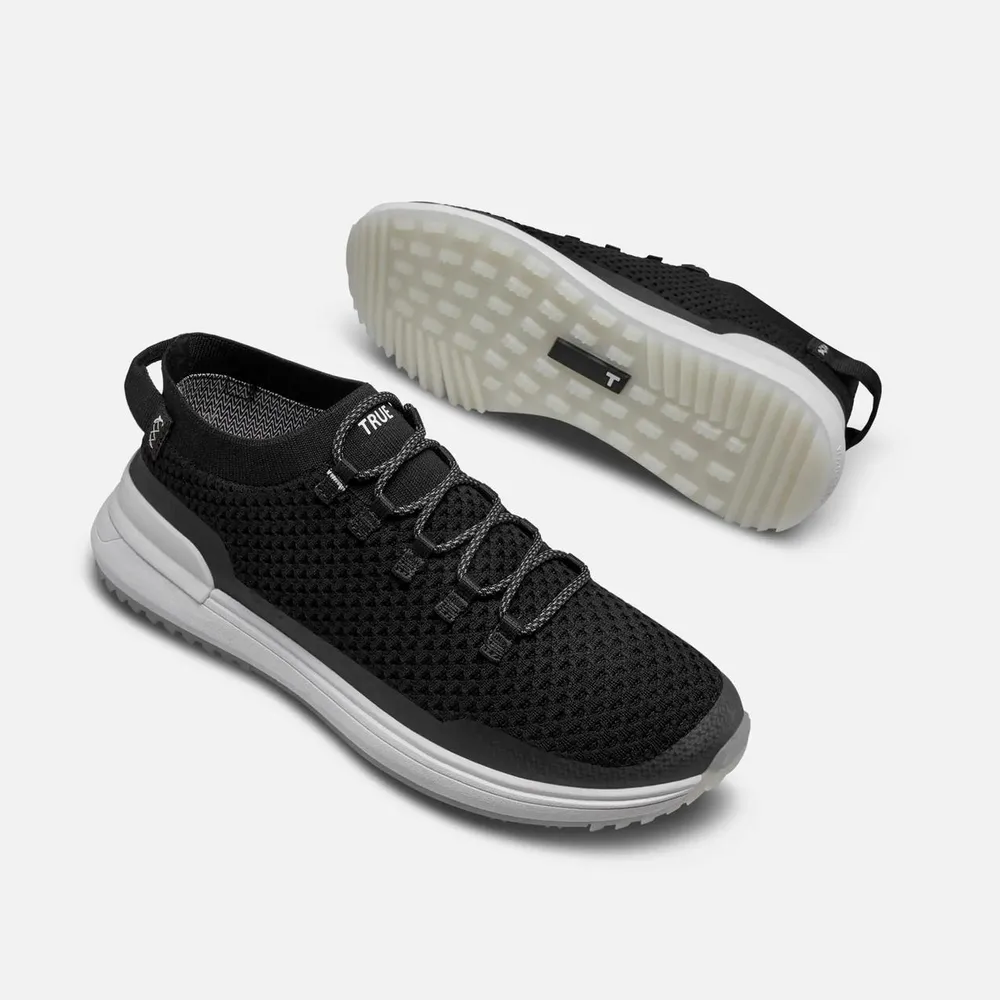 Men's TRUE LUX Sport Spikeless Golf Shoe - Black