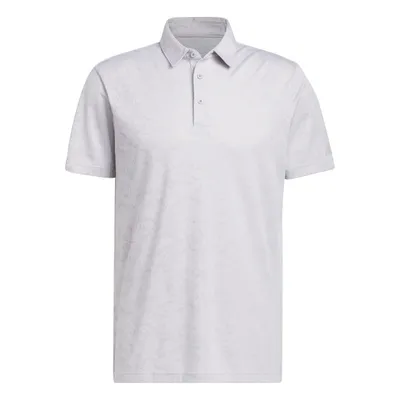 Men's Textured Jacquard Short Sleeve Polo