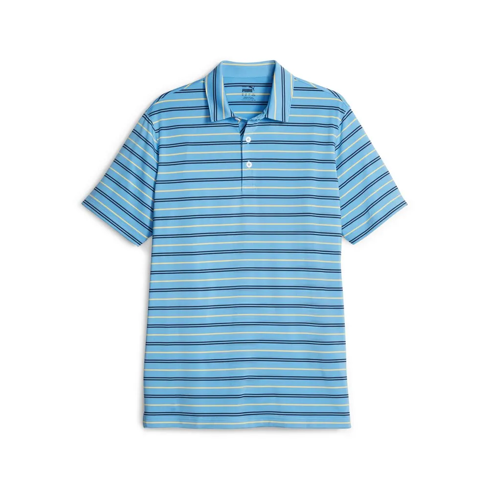 Men's MATTR Stripe Short Sleeve Polo