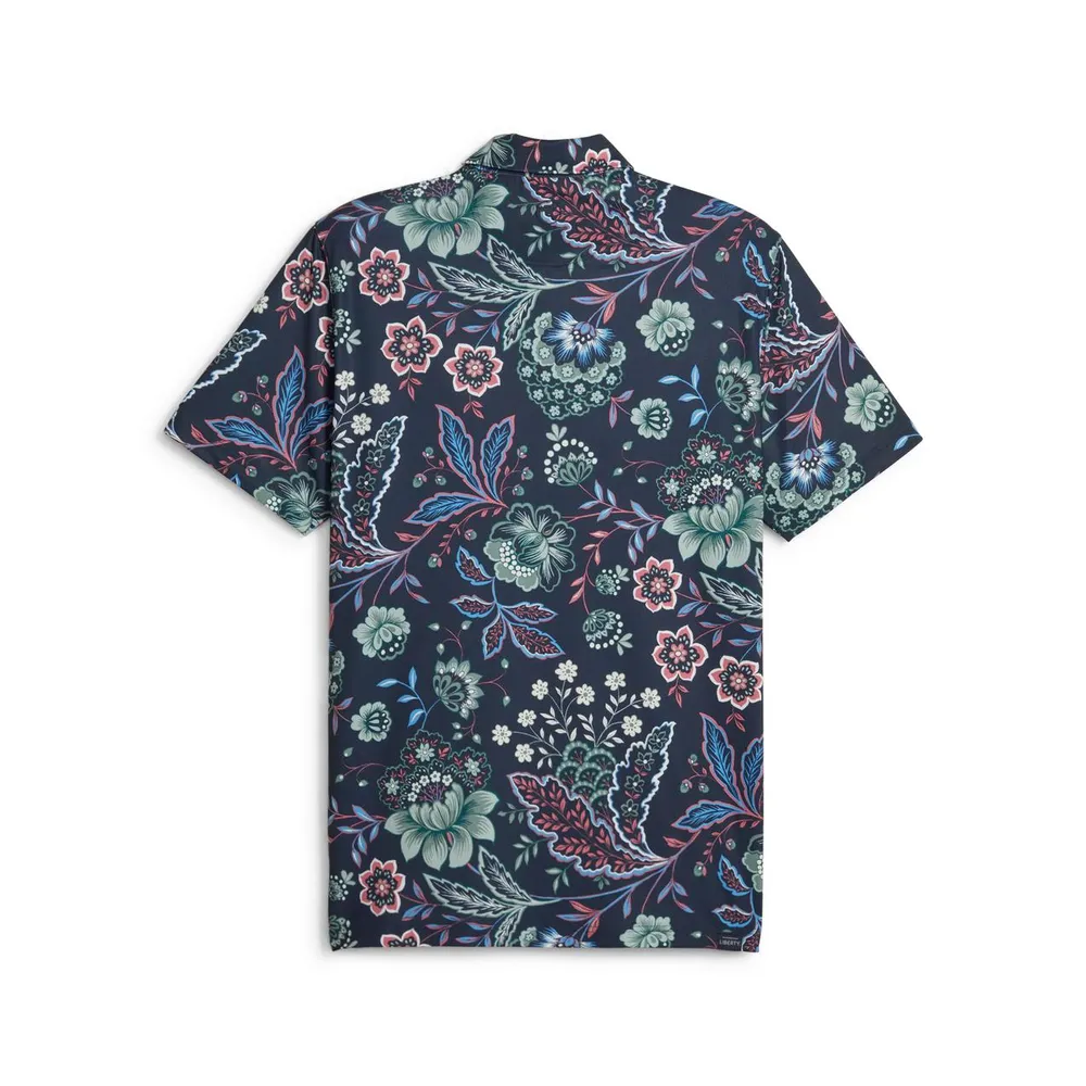 Men's Liberty Paisley Short Sleeve Polo