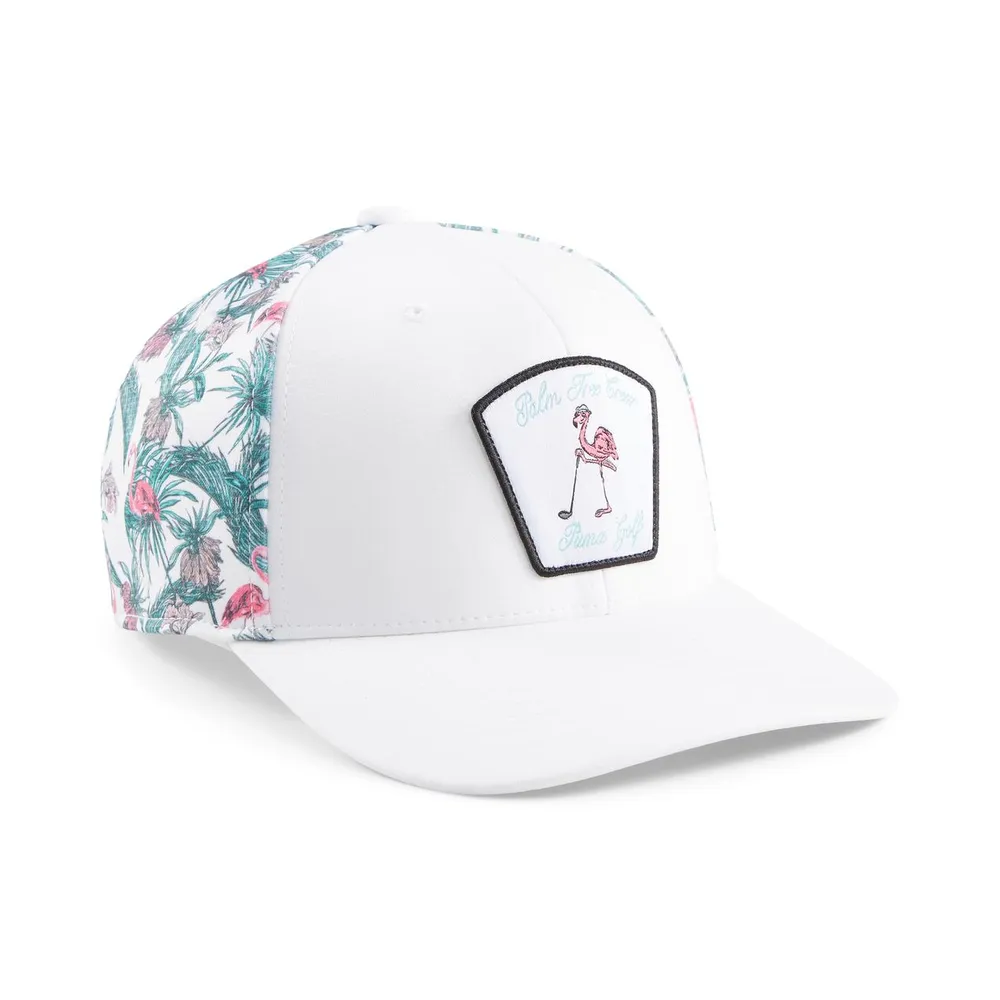 Men's Palm Tree Crew Flamingo Snapback Cap