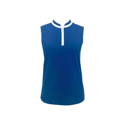 Women's Mock Neck Sleeveless Top