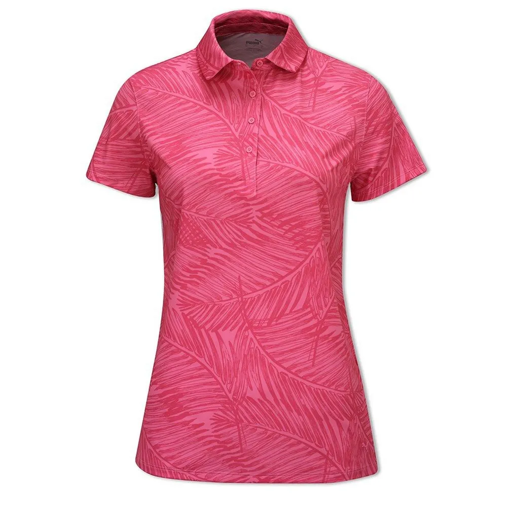 Women's MATTR Fern Print Short Sleeve Polo